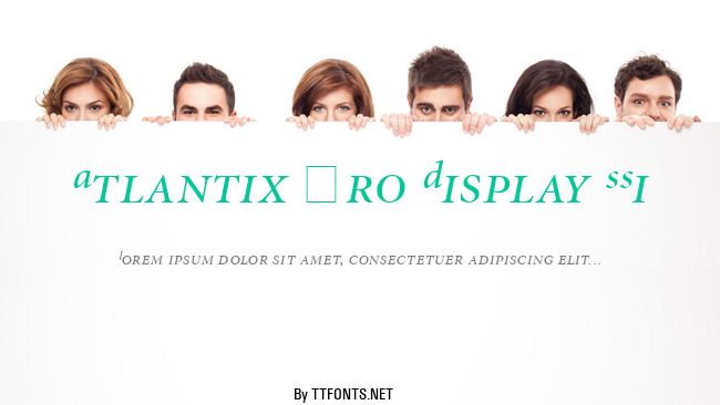 Atlantix Pro Display SSi example